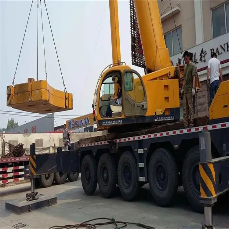 宿迁宿豫当地吊车出租|机器吊装|75吨|工厂搬迁服务